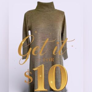 💲🔟ADD-ON 💟Beige  Sweater Tunic